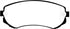 EBC 89-94 Nissan Skyline (R32) 1.8 Greenstuff Front Brake Pads