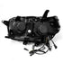 AlphaRex LUXX LED Projector Headlights Plank Style Alpha Black for 10-13 Toyota 4Runner 880756