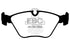 EBC 04-06 BMW X3 2.5 (E83) Redstuff Front Brake Pads