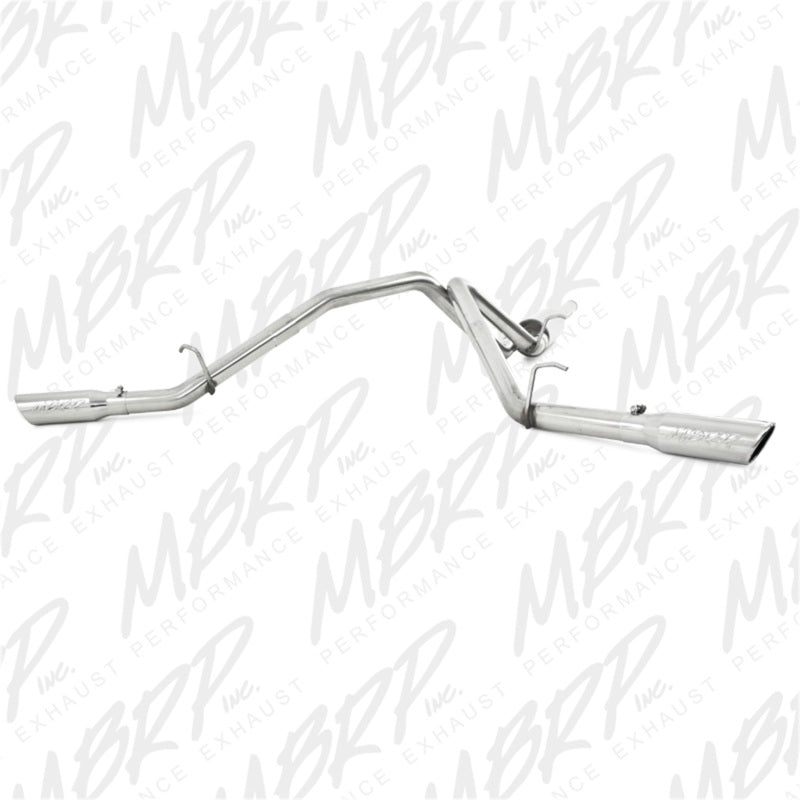 MBRP 2.5" Cat Back, Dual Split Side 2009 Chev/GMC 1500 4.8/5.3L EC/CC (excluding 8 bed) S5056409