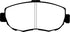 EBC 93-97 Lexus GS300 3.0 Greenstuff Front Brake Pads