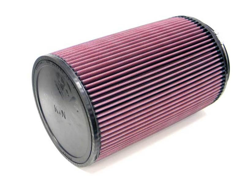 K&N 6"ID FLG, 7.5"OD, 12"H High-Flow Original Universal Rubber Air Filter - RU-3040