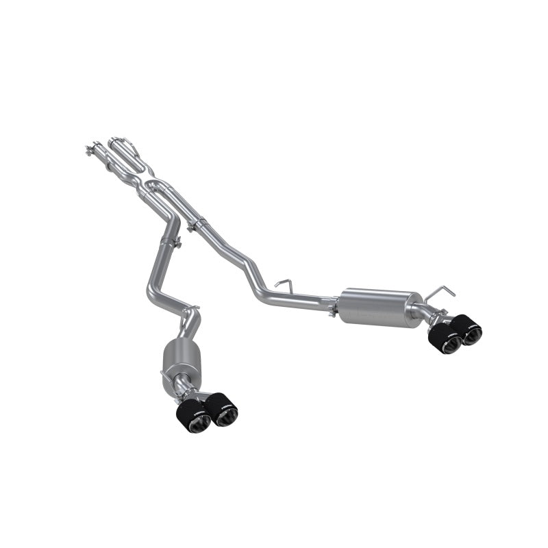 MBRP 2.5" Cat Back, Dual Rear, 20-21 Ford Explorer ST 3.0L Ecoboost w/ Quad CF Tips S52053CF