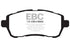 EBC 10+ Ford Fiesta 1.6L (Excl ST) Yellowstuff Front Brake Pads