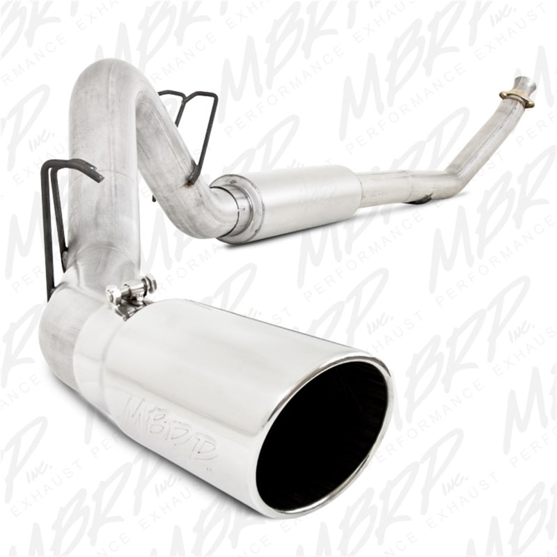 MBRP AL 4"Turbo Back Single Side(94-97 Hanger HG6100 req.)For 94-02Dodge 2500/3500 Cummins S6100AL