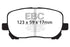 EBC 02-08 Pontiac Vibe 1.8 Redstuff Front Brake Pads