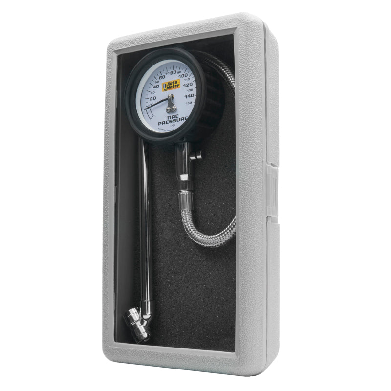 Autometer Performance Tire Pressure Gauge 150 PSI Analog HD Dual Foot 2165