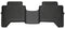 Husky Liners 2019 Ford Ranger SuperCrew WeatherBeater 2nd Row Black Floor Liners