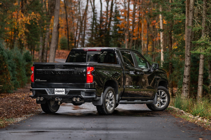 MBRP 3" Cat-Back 2.5" Dual Split Rear, 19-21 Chevy Silverado 1500 6.2L w/ Quad CF Tips S50053CF