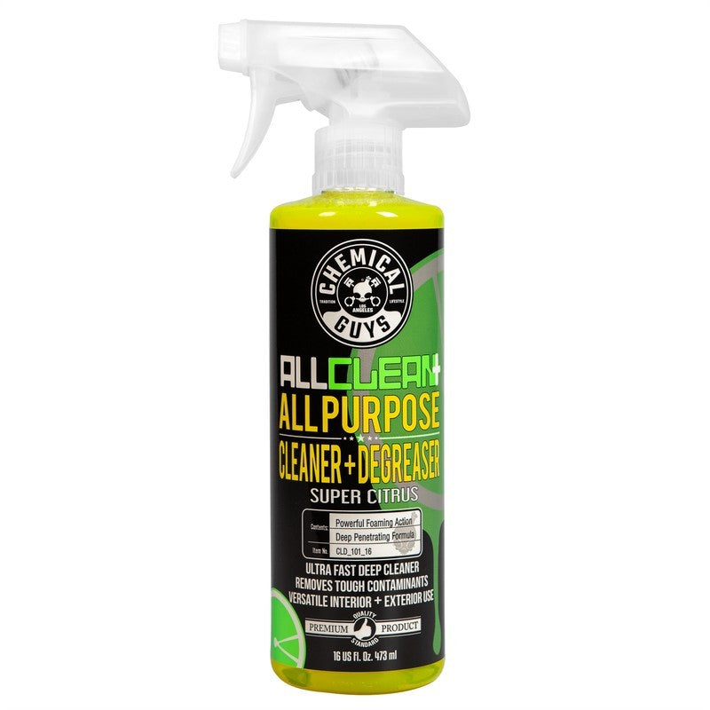 Chemical Guys All Clean+ Citrus Base All Purpose Cleaner (Set of 6 x 16 Oz. Bottles) CLD_101_16