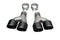 Corsa 11-21 Jeep Grand Cherokee Twin 2.5in Inlet / 4in Outlet Black PVD Pro-Series Tip Kit