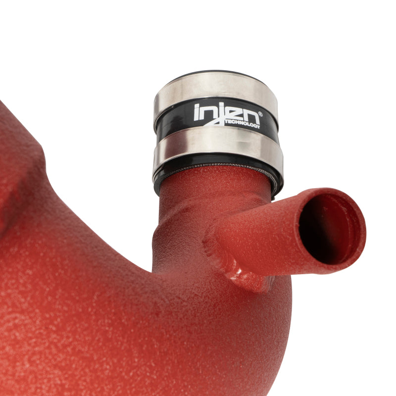 Injen Wrinkle Red SP Short Ram Cold Air Intake For 18-23 KIA Stinger V6-3.3L Twin Turbo - SP1350WR