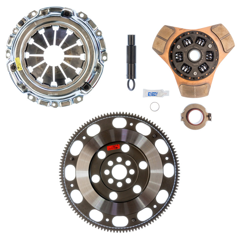 Exedy 2002-2006 Acura RSX Base L4 Stage 2 Cerametallic Clutch Thick Disc Incl. HF02 Lightweight FW