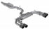MBRP Quad Split Rear Exit 15-20 Audi S3, T304 w/ Carbon Fiber Tips (Active Exhaust) S46043CF