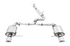 AWE Tuning Touring Edition Exhaust for VW Golf Alltrack /Sportwagen 4Motion Chrome Silver Tips 3015-32098