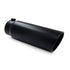 MBRP 6" OD Angled Rolled End 5" Inlet 18" Length Black Coated Exhaust Universal Tip T5125BLK