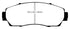 EBC 07-09 Acura RDX 2.3 Turbo Ultimax2 Front Brake Pads