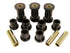 Prothane 66-72 Ford F100 4wd Spring & Shackle Bushings - Black