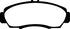 EBC 01-03 Acura CL 3.2 Greenstuff Front Brake Pads