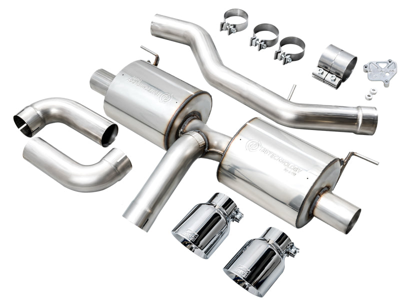 AWE Tuning Touring Edition Chrome Silver Axleback Exhaust for BMW G2X 330i/430i 3015-32429