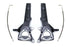 MaxTrac 04-18 Nissan Titan 2WD 4in Front Lift Spindles w/Extended DOT Compliant Brake Lines