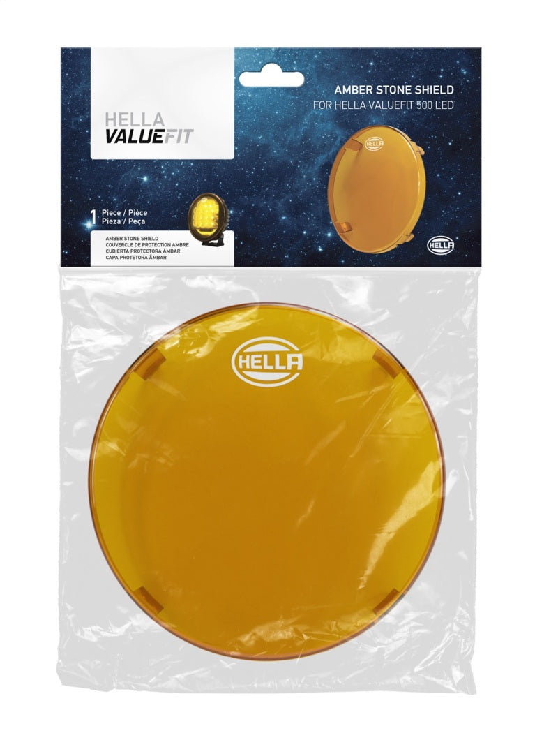 Hella 500 LED Driving Lamp 6in Amber Cover