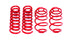 BMR 67-72 A-Body Lowering Spring Kit (Set Of 4) - Red