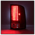 Spyder GMC Sierra 07-13 (Not 3500 Dually 4 Rear Wheels)LED Tail Lights Red Clear ALT-YD-GS07-LED-RC