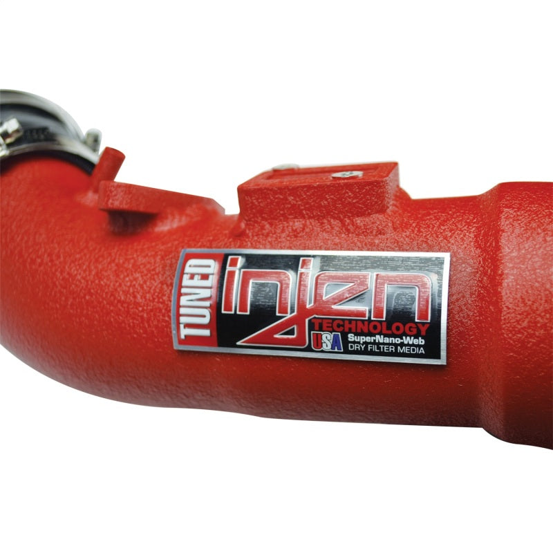 Injen Wrinkle Red SP Short Ram Cold Air Intake For 17-21 Honda Civic Type R L4-2.0L Turbo - SP1583WR