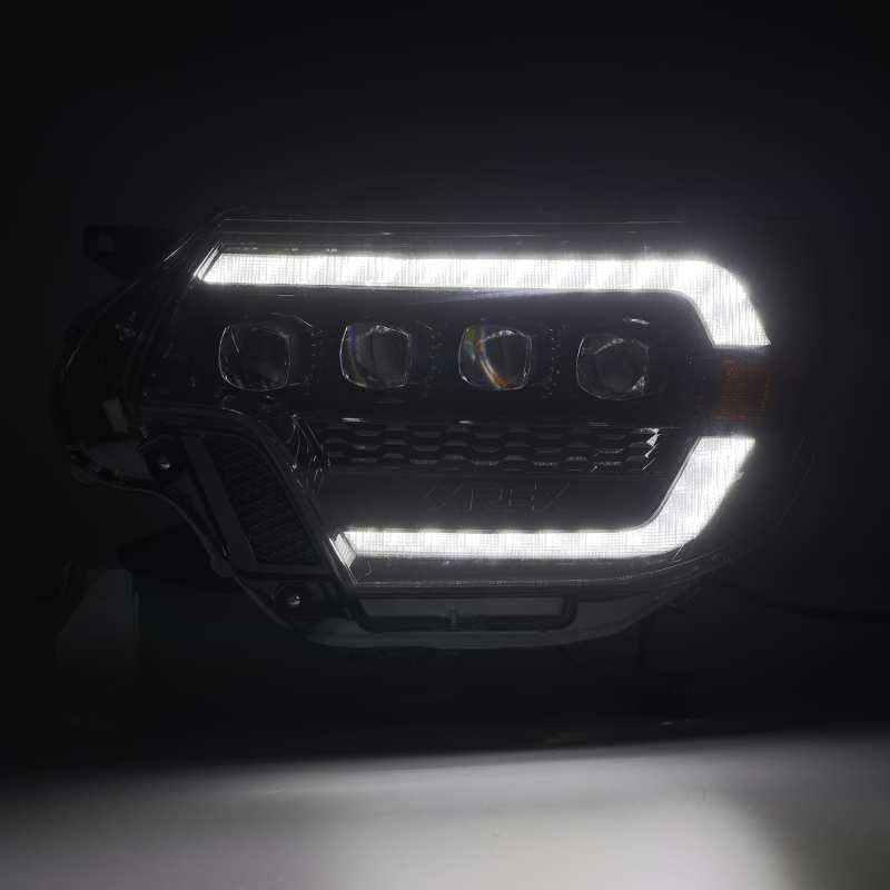 AlphaRex NOVA LED Projector Headlights Plank Alpha Black for 12-15 Toyota Tacoma 880752
