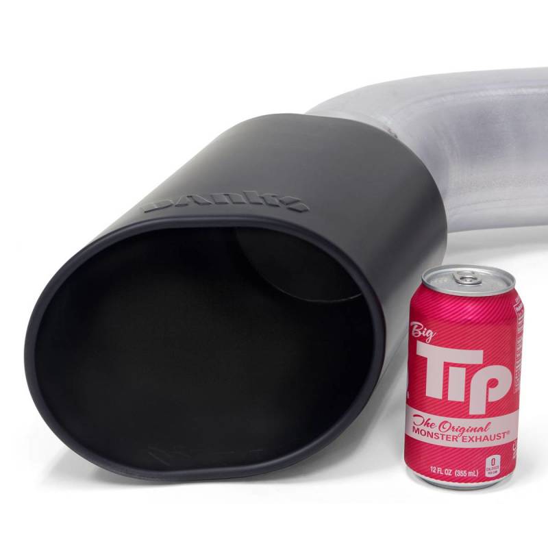Banks Power Monster Exhaust System Single Exit 20-21 Chevy/GMC 2500/3500 6.6L w/ Black Tip 48997-B