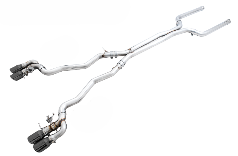 AWE Tuning SwitchPatch Cat-Back Exhaust- Black Diamond Tips for 18-19 BMW F90 M5 3025-43066