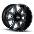 ION Type 141 17x9 / 6x135 BP / 18mm Offset / 106mm Hub Gloss Black Milled Wheel