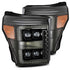 AlphaRex NOVA LED Projector Headlights Plank Style Alpha-Black for 11-16 Ford F-350 SD 880147
