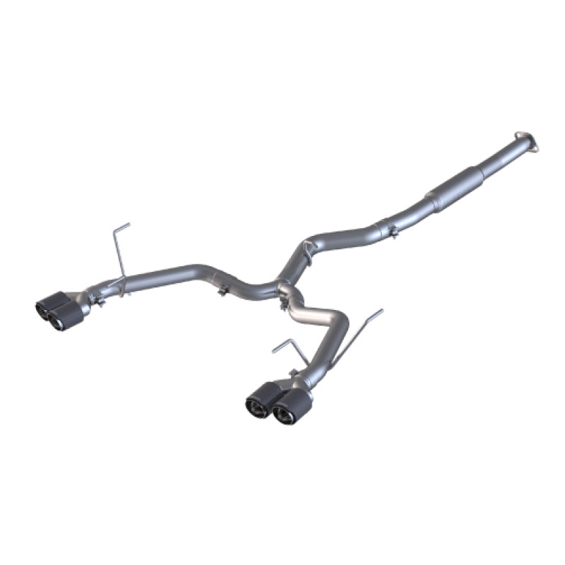 MBRP 3" Dual Split Rear Exit 15-19 Subaru WRX 2.0L/STI 2.5L w/ 3.5in CF Tips Race Version S48023CF