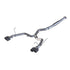 MBRP 3" Dual Split Rear Exit 15-19 Subaru WRX 2.0L/STI 2.5L w/ 3.5in CF Tips Race Version S48023CF