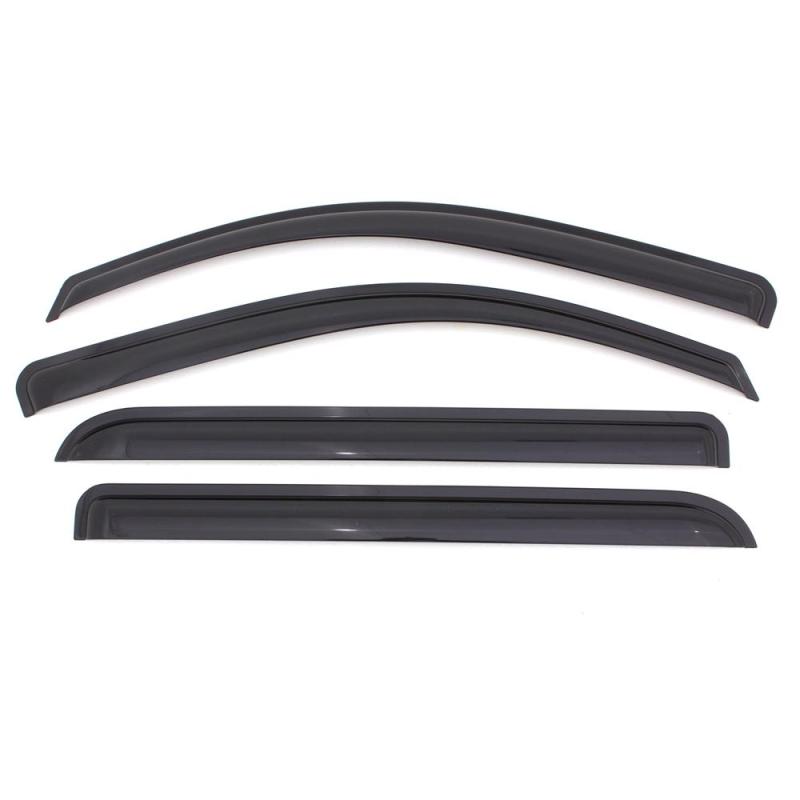 AVS 07-12 Dodge Caliber Ventvisor Outside Mount Window Deflectors 4pc - Smoke