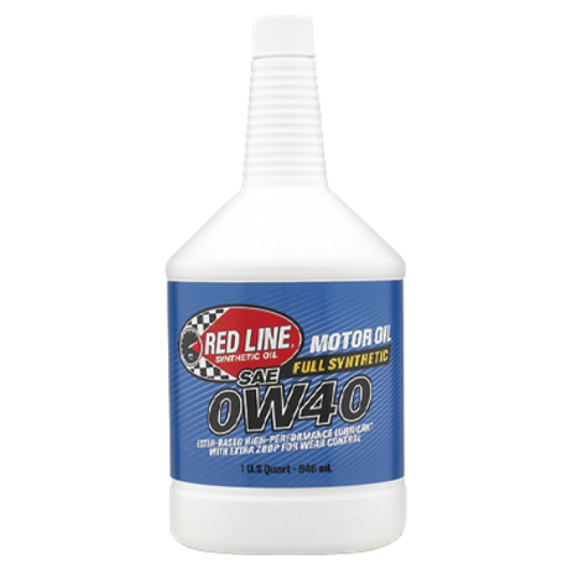 Red Line 0W40 Synthetic Motor Oil (Set of 12 x 1 Qt. Bottle) 11104