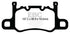 EBC 13-15 Porsche 911 (991) (Cast Iron Rotor only) 3.8 GT3 Yellowstuff Rear Brake Pads