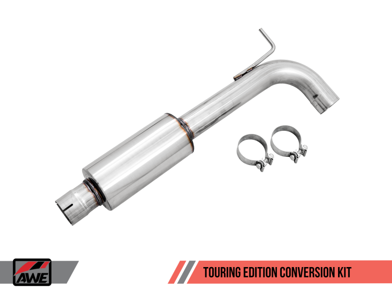 AWE Tuning 102mm Touring Edition Exhaust w/Chrome Silver Tips For VW GTI MK7.5 2.0T 3015-32096