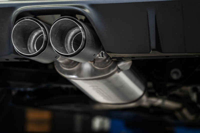 MBRP 2023 Toyota Corolla GR 1.6L T304 3" Cat-Back Dual Center Rear w/ Carbon Fiber Tips S43033CF