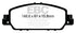 EBC 13+ Honda Accord Coupe 2.4 EX Redstuff Front Brake Pads