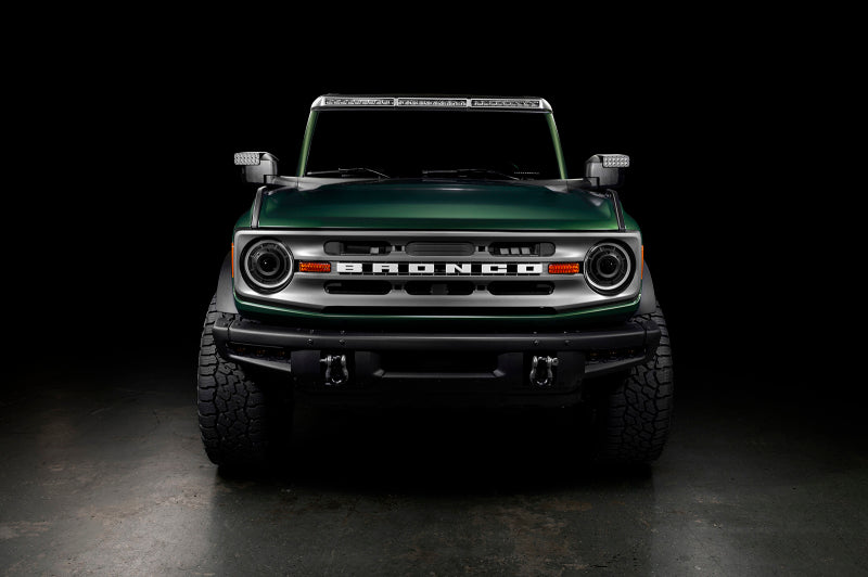 ORACLE Lighting Integrated Windshield Roof Carbonized Grey LED Light Bar System 5888-023-MF