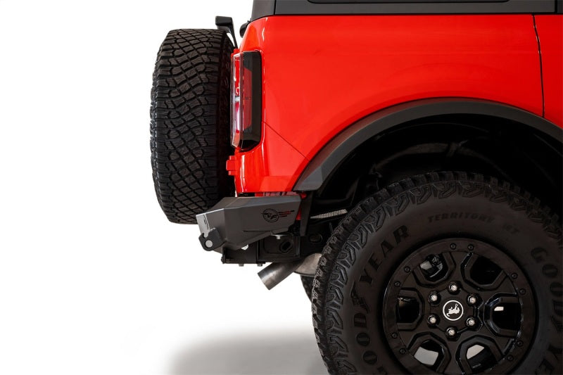 Addictive Desert Designs 2021+ Ford Bronco Rock Fighter Rear Bumper - Hammer Black