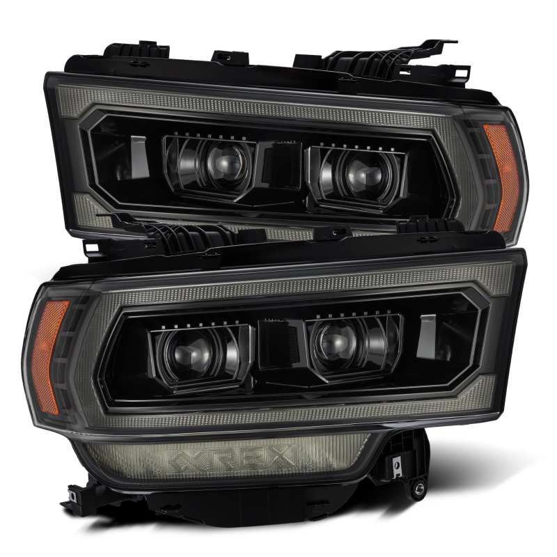 AlphaRex LUXX LED Projector Headlights Plank Style Alpha Black for 19-21 Ram 2500 880549