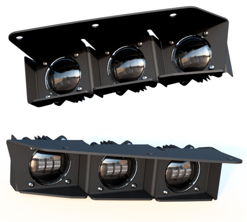 ORACLE Lighting Triple White LED Fog Light Kit for 21-22 Ford Bronco Steel Bumper 5890-001