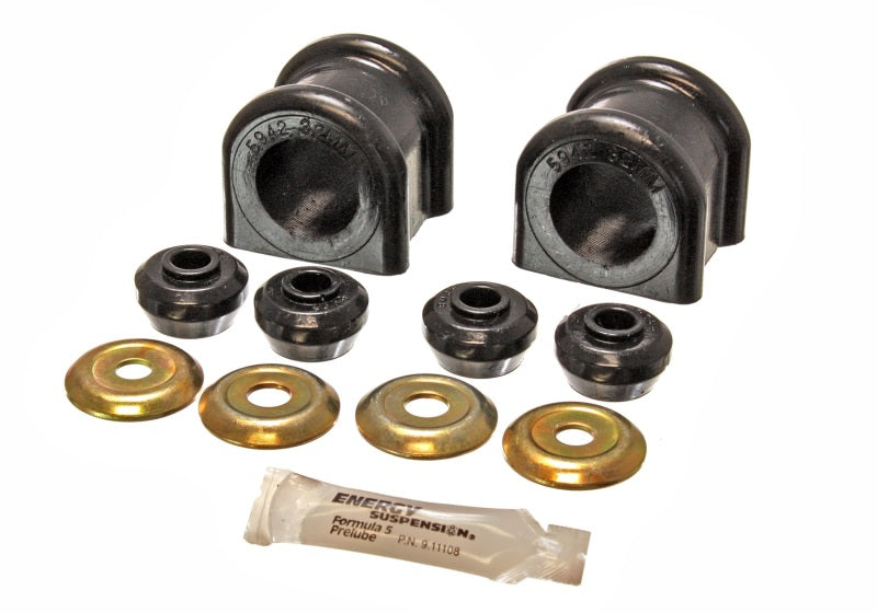 Energy Suspension 2006-08 Dodge Ram 1500/2500/3500 4WD 32mm Black Front Sway Bar Bushing Set