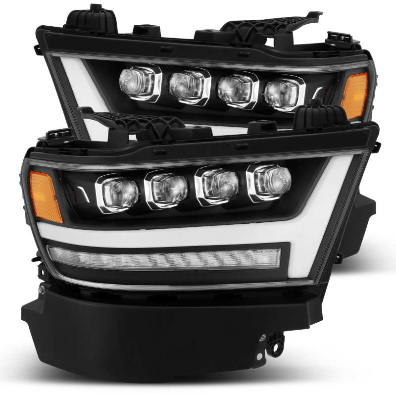 AlphaRex NOVA LED Projector Headlight Plank Style Matte Black for 19-20 Ram 1500HD 880518