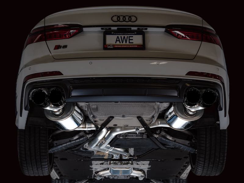 AWE Tuning Touring Edition Exhaust for Audi C8 S6/S7 Diamond Black Tips Diamond Black Tips 3015-43107