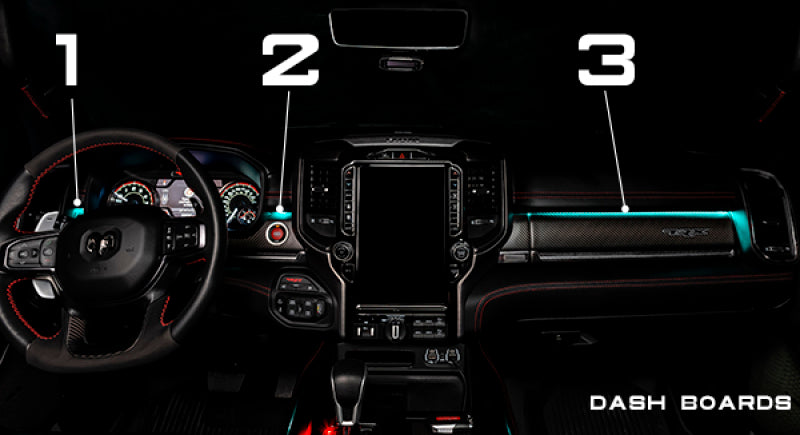ORACLE Lighting Complete Interior Ambient Lighting ColorSHIFT RGB Conversion Kit for 19-22 RAM 4235-333